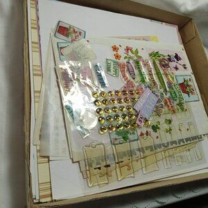 Memories Direct Vintage Scrapbook Kit Purple #19288 Over 7000 Pieces